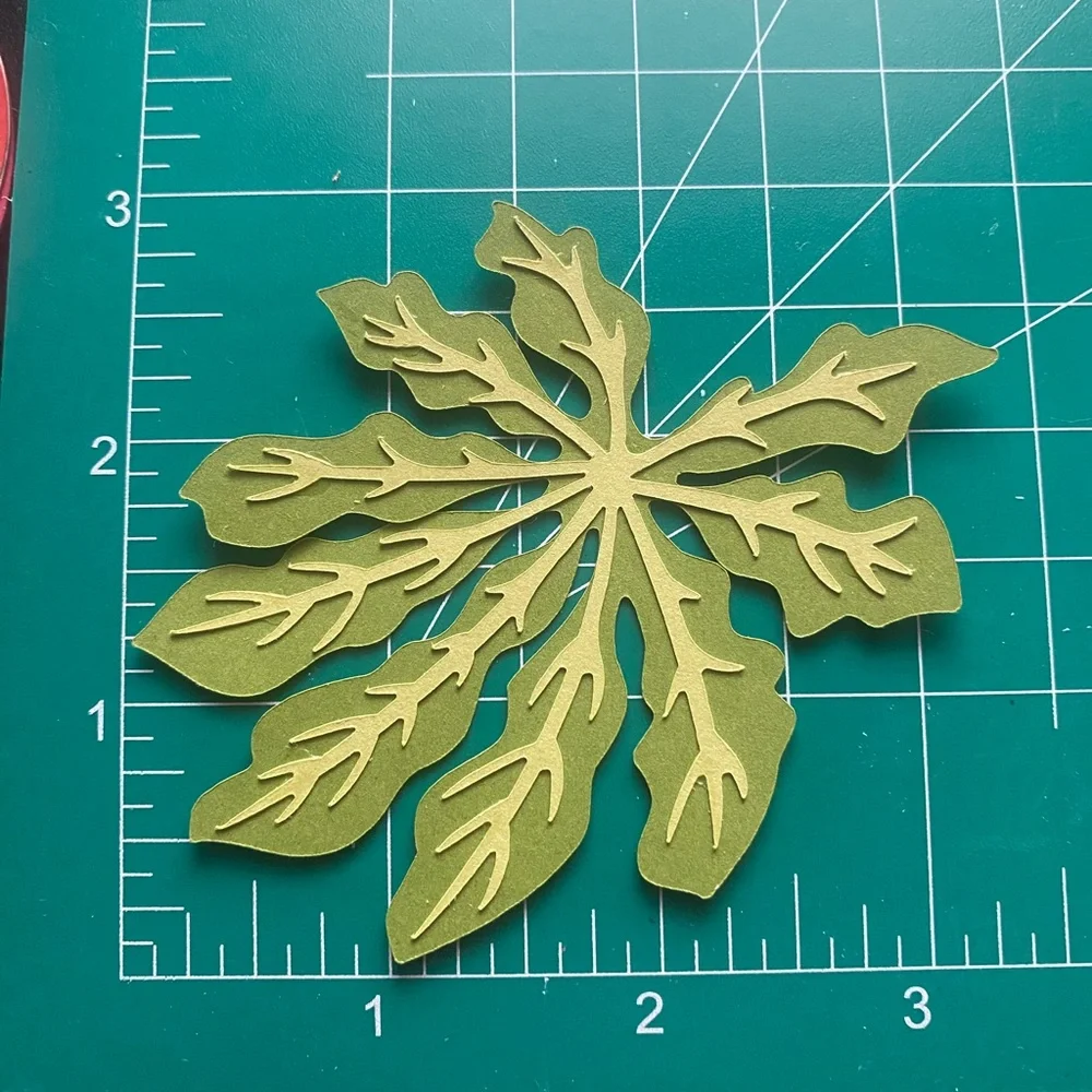 3D Magnet Fatsia Japonica Tropical Leaf